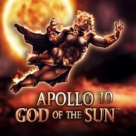 Apollo God of the Sun slot logo by Novomatic at Lizaro Casino