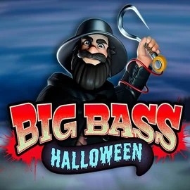 Big Bass Halloween online game logo by Pragmatic Play on lizarocasino-be.com