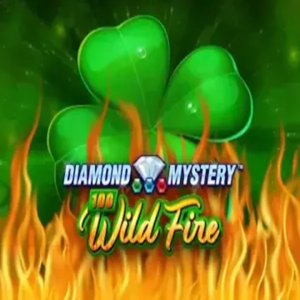 Diamond Mystery 100 Wild Fire slot logo by Greentube at Lizaro Casino