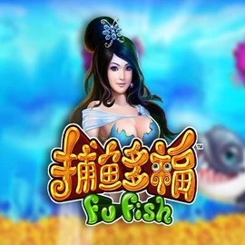 Fu Fish slot logo by Skywind Group at Lizaro Casino