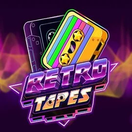 Retro Tapes by Push Gaming, showcased at lizarocasino-be.com – game logo
