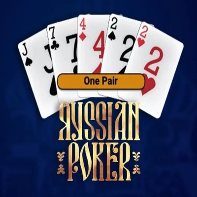 Russian Poker slot visual from OneTouch Games available on lizarocasino-be.com