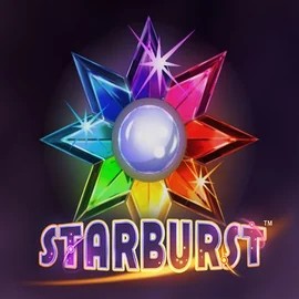 Starburst slot visual from NetEnt available on lizarocasino-be.com